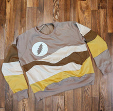 Load image into Gallery viewer, Standing on the Moon Grateful Springtime Crewneck Sweater - Size S/M and L/XL left!
