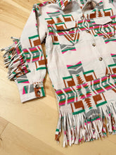 Load image into Gallery viewer, Grateful Fringy Southwest Stealie Jacket Shirt - Size S/M, M/L and L/XL