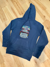 Load image into Gallery viewer, Widespread Panic Friendship Bracelet Storm Blue Hoodie - Unisex Small>2XL