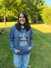 Load image into Gallery viewer, Phish Kandi EDM Friendship Bracelet Storm Blue Hoodie - Unisex Small&gt;2XL