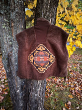Load image into Gallery viewer, Steal Your Oversized Cozy Pendleton Inspired Sherpa Vest - Size S/M, M/L and L/XL