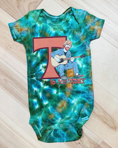 T is for Trey Tie Dye Phish Onesie - Size 24 Months