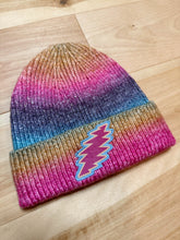 Load image into Gallery viewer, Rainbow Wool Grateful Dead Beanie - One size