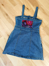 Load image into Gallery viewer, Grateful Tapestry Denim Full Zip Dress -Size Small, Large and XXL left