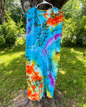 Load image into Gallery viewer, Grateful Dancing Skeletons Tie Dye Maxi Dress - Size Large