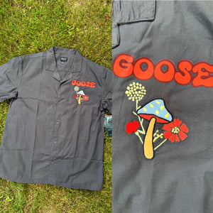Groovy Goose Embroidered Twill Shirt - Men’s XL left!