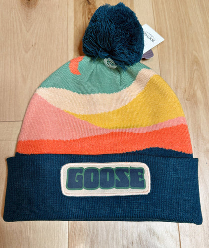 Moon Cabin Goose Beanie - Removable Pom