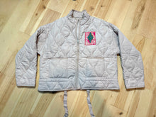 Load image into Gallery viewer, Quilted Oatmeal Phish Kantha Quilt Jacket - ONE Size M/L left!