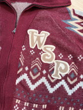 Load image into Gallery viewer, Plus Size Full Zip Widespread Panic Aztec Sweater Jacket - Plus Size 1X!