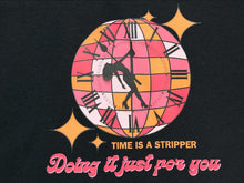 Load image into Gallery viewer, Cats Down Under the Stars Time is a Stripper Grateful Tank Top - Men’s L or XL