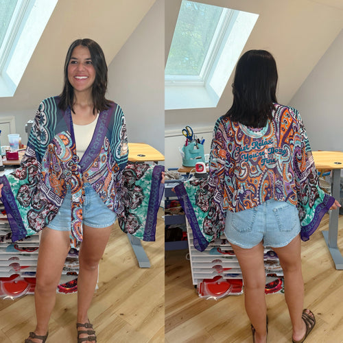 Strange Design Funky Phish Paisley Tie Front Summer Boho Wrap - One size fits ALL (ONE LEFT!)