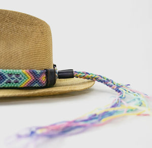 Woven Macrame Adjustable Hat Bands - One Left!