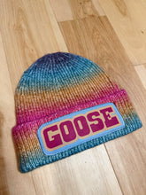 Load image into Gallery viewer, Rainbow Wool Goose Beanie - One size