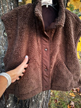 Load image into Gallery viewer, Steal Your Oversized Cozy Pendleton Inspired Sherpa Vest - Size S/M, M/L and L/XL