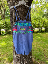 Load image into Gallery viewer, Billy Strings Linen Perwinkle Deadstock Aztec  Overalls - Size Medium