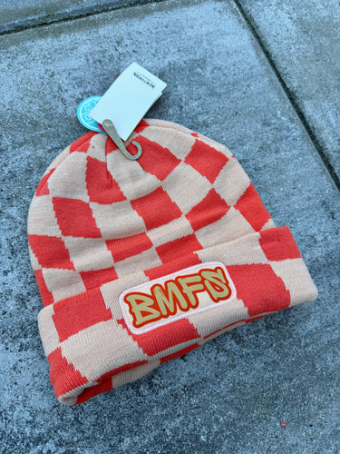 Skater Checks and Graffiti BMFS Beanie