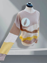Load image into Gallery viewer, Standing on the Moon Grateful Springtime Crewneck Sweater - Size S/M and L/XL left!
