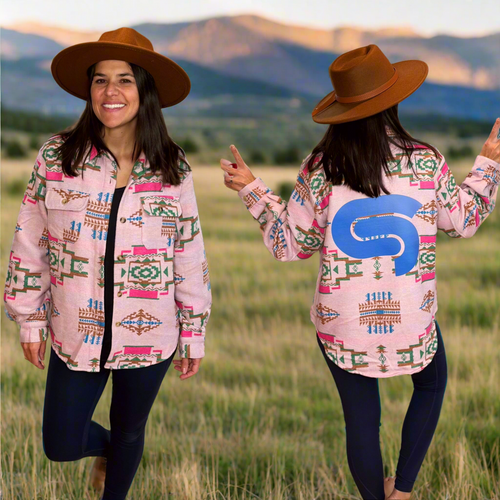 STS9 Aztec Button Down Jacket Shirt - One size M/L left!