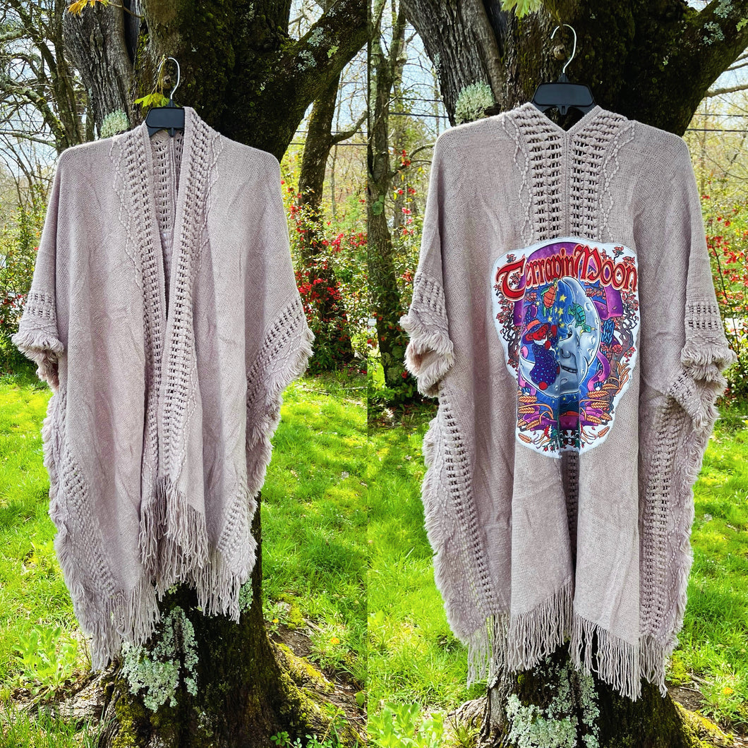 Terrapin Moon Grateful Fringy Sweater Kimono - One Size Fits ALL (Only ONE Left!)