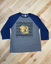 Load image into Gallery viewer, Harpua Navy and Heather Grey Baseball Phish Tee - One Men’s Size XL left!