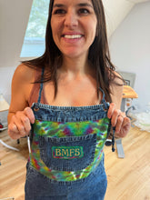Load image into Gallery viewer, Billy Strings BMFS Tie Dye Lightweight Denim Bellbottom Overalls - Size Medium