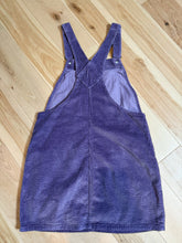 Load image into Gallery viewer, Party Time Purple Corduroy Phish Disco Dress- Size Medium (6/8)