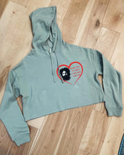 Load image into Gallery viewer, Help On the Way Jerry Cropped Sage Hoodie - One Medium and XL left!