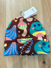 Load image into Gallery viewer, Grateful Retro Mushroom and Smiley Beanie (LAST ONE!)