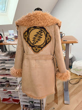 Load image into Gallery viewer, Steal Your Penny Lane Faux Suede and Fur Trim Grateful Coat - Size S&gt;L