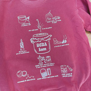 Reba Jam Doodles Phish Comfort Crewneck Sweatshirt