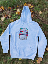 Load image into Gallery viewer, Goose Friendship Bracelet Heather Grey Hoodie - Unisex Small&gt;2XL