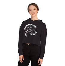 Load image into Gallery viewer, Cats Down Under The Stars Grateful Black Cropped Hoodie - One in each size made!