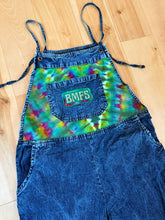 Load image into Gallery viewer, Billy Strings BMFS Tie Dye Lightweight Denim Bellbottom Overalls - Size Medium