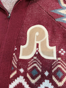 Plus Size Full Zip Pretty Lights Aztec Sweater Jacket - ONE Size XXL left!