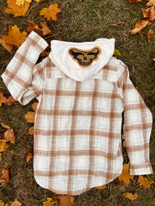 Fall is Dead Grateful Hooded Flannel - Ladies size Medium or XL