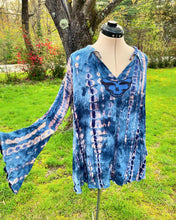 Load image into Gallery viewer, Steal Your Tie Dye Bell Sleeve Tunic Top - Fits a Size Small or Small/Medium