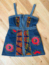Load image into Gallery viewer, Phish Green Mandala Tapestry Denim Full Zip Dress -ONE Size Large left!