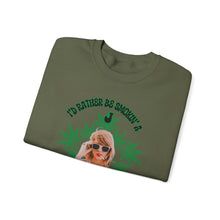 Load image into Gallery viewer, I’d Rather Be Smokin’ a J with Tay Unisex Sweatshirt