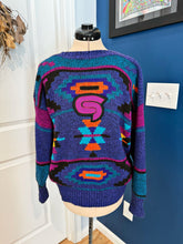 Load image into Gallery viewer, Vintage 90’s Tribal STS9 Sweater - Fits a size Small through Med/Lrg