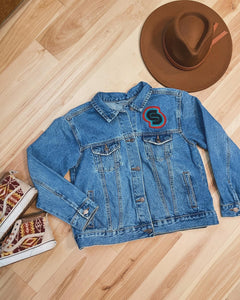 STS9 Tribal Fringy Denim Jacket - ONE Ladies size Small Left!