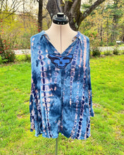 Load image into Gallery viewer, Steal Your Tie Dye Bell Sleeve Tunic Top - Fits a Size Small or Small/Medium