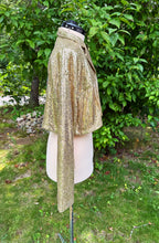 Load image into Gallery viewer, Party Time Gold Sequin and Fringe Phish Moto Jacket - Size S, M or L