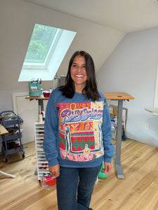 Billy Strings Kantha Crewneck Sweatshirt - ONE Unisex size Medium!