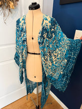 Load image into Gallery viewer, Goose Abstract Boho Kimono - One size fits most