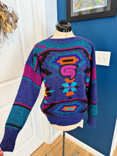 Load image into Gallery viewer, Vintage 90’s Tribal STS9 Sweater - Fits a size Small through Med/Lrg