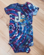 Load image into Gallery viewer, J is for Jerry Tie Dye Onesie - Size 6-9 months