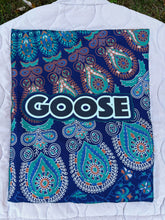 Load image into Gallery viewer, Quilted Oatmeal Goose Tapestry Jacket - One Size L/XL!