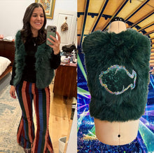 Load image into Gallery viewer, Party Time Faux Fur Phish Vest - ONE Size S/M
