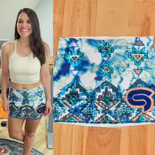 Load image into Gallery viewer, Tie Dye and Aztec Sequin STS9 Mini Party Skirt - ONE Size Small (4/6) LEFT!