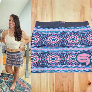Comfy Cotton Aztec STS9 Mini Party Skirt - Size Medium (6/8)